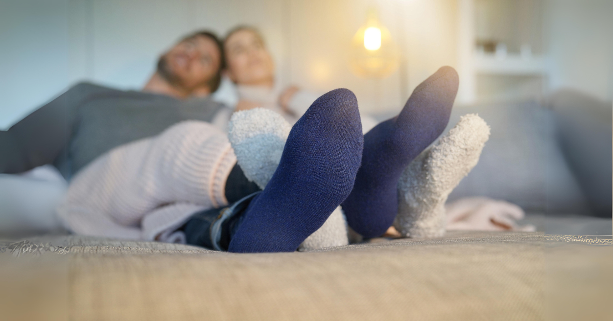 PediSpray mot fotsvett appliceras på foten